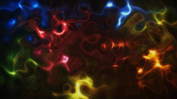 istock Fractal colorful swirl plasma background 1472791055
