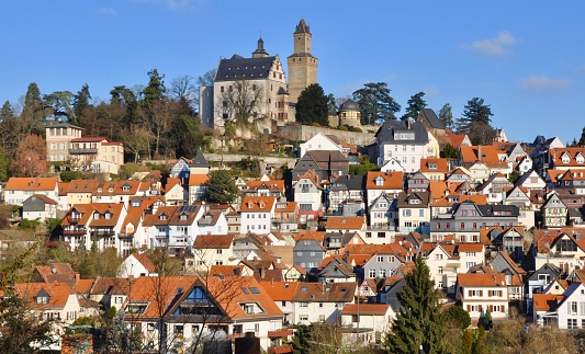 Kronberg Castle is a High Middle Ages Rock Castle in Kronberg am Taunus. It was built between 1220 and 1230.