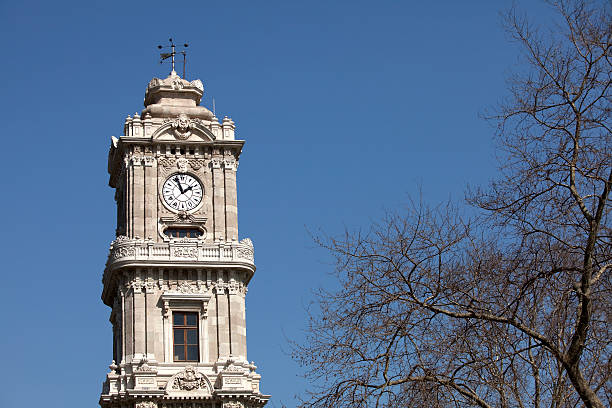 clock tower stock photo