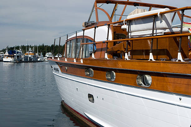 istock Wooden Motor Yacht 147280137