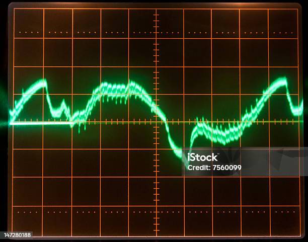 Oscillograph Ecrã - Fotografias de stock e mais imagens de Ciência - Ciência, Cuidados de Saúde e Medicina, Diagrama