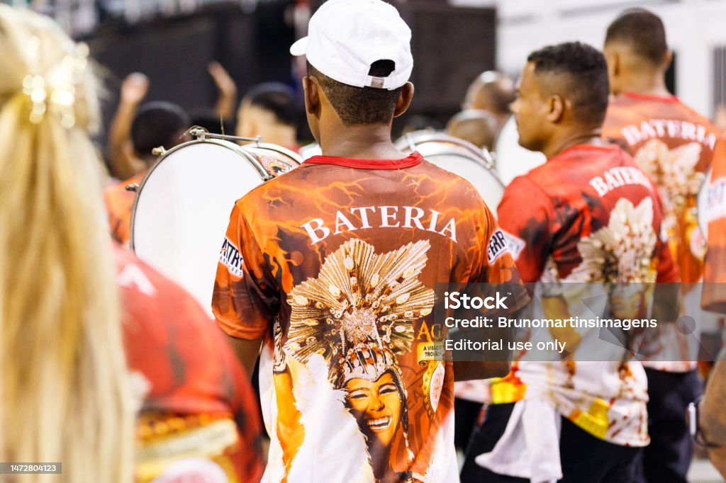 Technical Rehearsal Of The Unidos De Bangu Samba School In Rio De