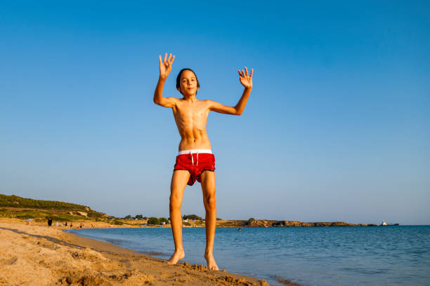 istock Boy Summer fun on the sea 1472807028