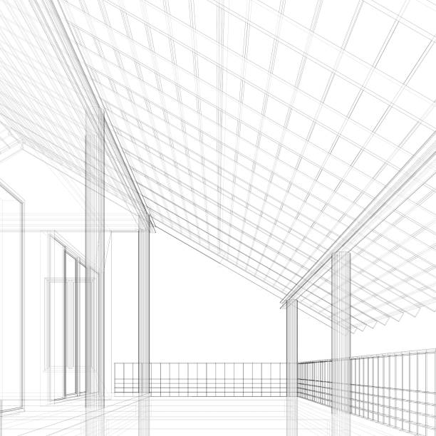 istock 3D illustration of residential project 1472807638