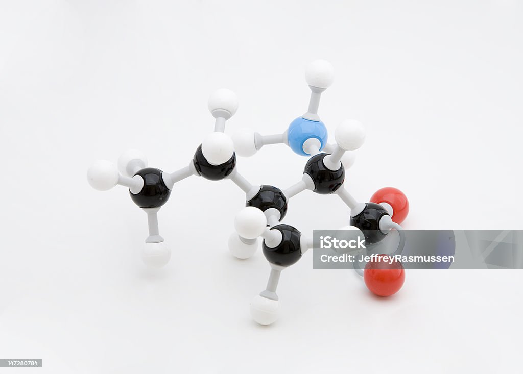 Isoleucina molécula de aminoácidos - Foto de stock de Aminoácido libre de derechos