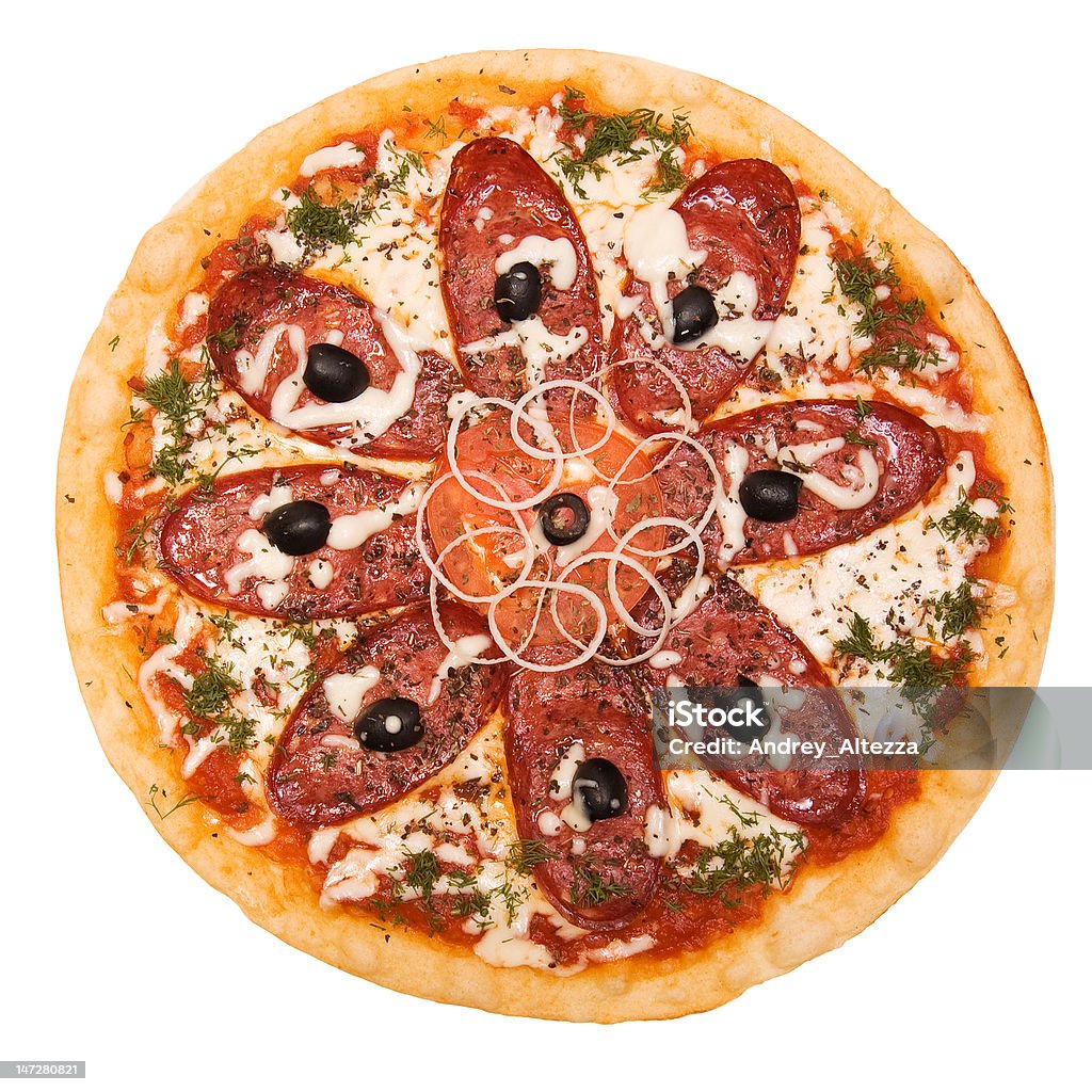 Пицца пепперони - Стоковые фото Без людей роялти-фри