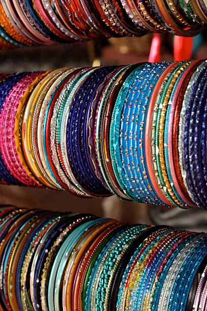 Colorful Bangles stock photo
