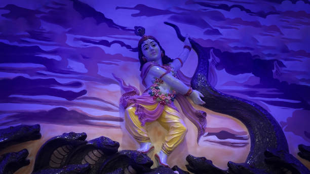 istock god krishna with kalia naag image in indian temple wall art statue 1472809381