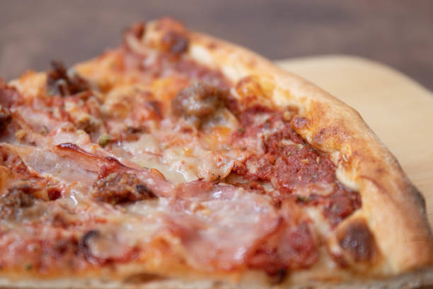 istock Close up Meat Lover Pizza 1472810524
