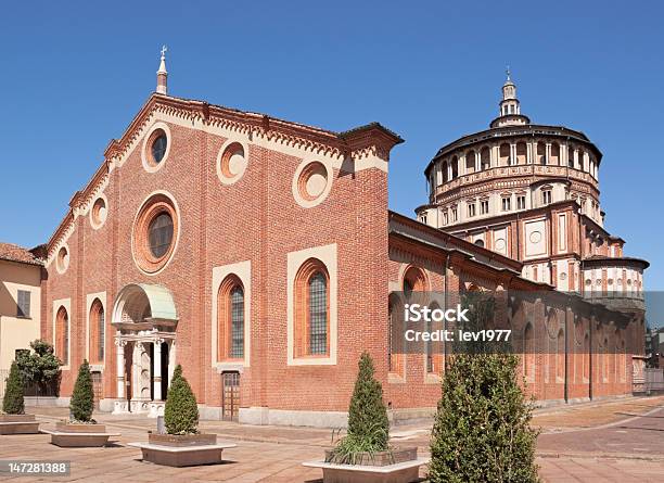 Santa Maria Delle Grazie In Milan Stock Photo - Download Image Now - Santa Maria Delle Grazie, Milan, Famous Place