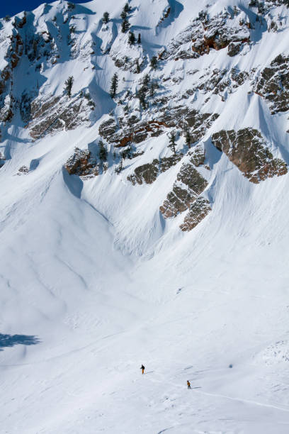 istock Alpine skiing at Snowbasin Resort, Utah 1472815247
