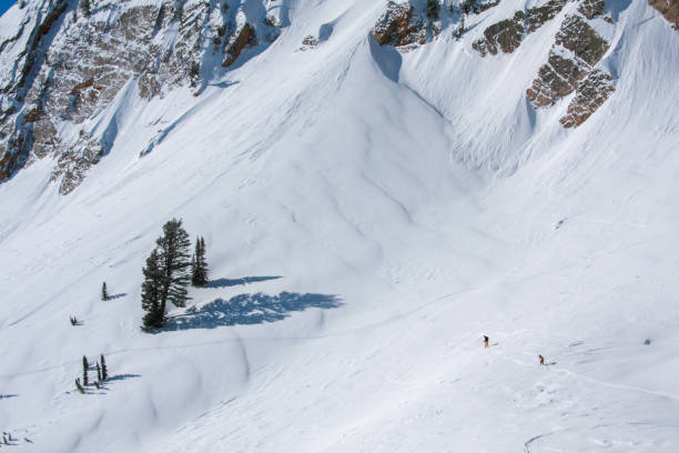 istock Alpine skiing at Snowbasin Resort, Utah 1472815255