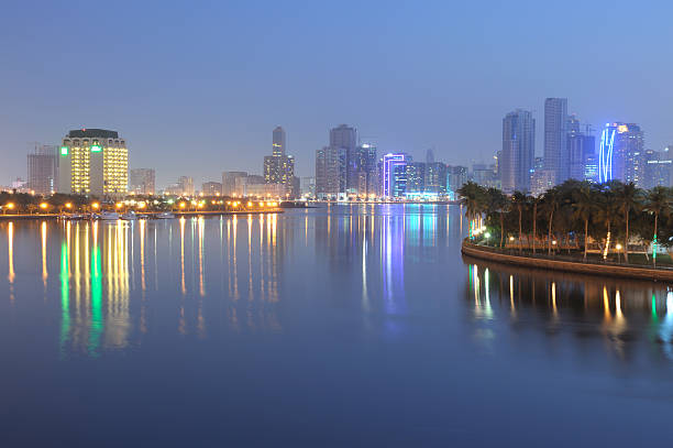 istock Sharjah City at dusk 147282295