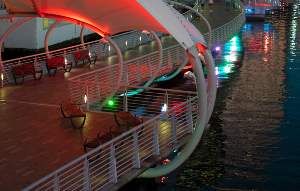 istock People enjoying time walking on pedestrian riverwalk trail alongside river water in downtown district of Tampa city in Florida, USA. Recreational area in modern american megapolis. 1472824082