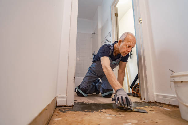 istock Senior Caucasian man doing construction renovation indoors 1472824234