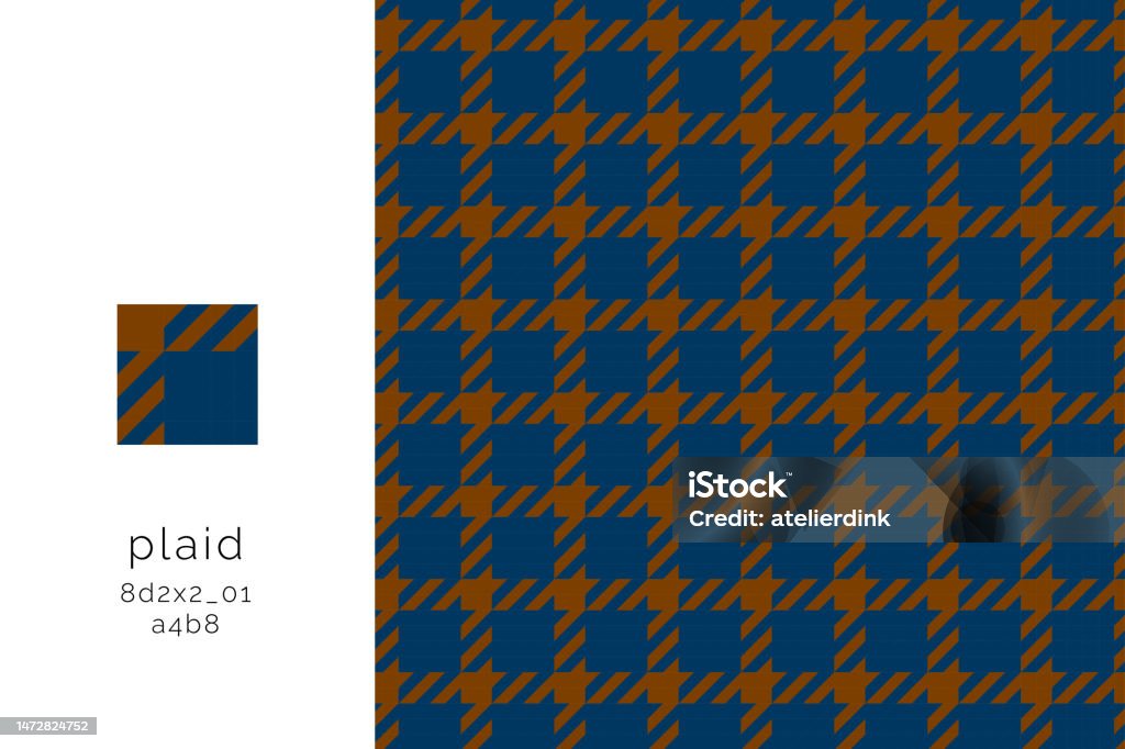 Checked Pattern Fall Seamless Check Plaid Grahic Pattern For Fall And Winter Stock ...