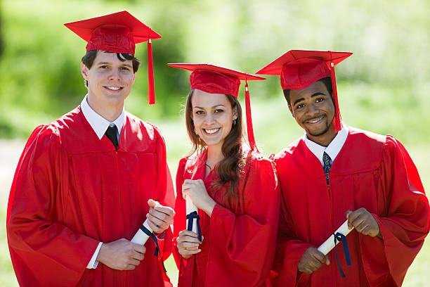 istock Multi Ethnic Friends On Graduation Day 147282613