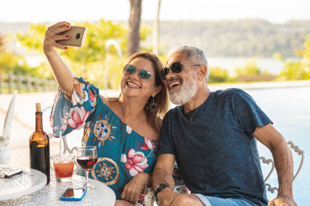istock Mature couple celebrating wedding anniversary 1472827397