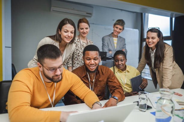 istock Colleagues working together on a project. Team work is the best work. 1472827813