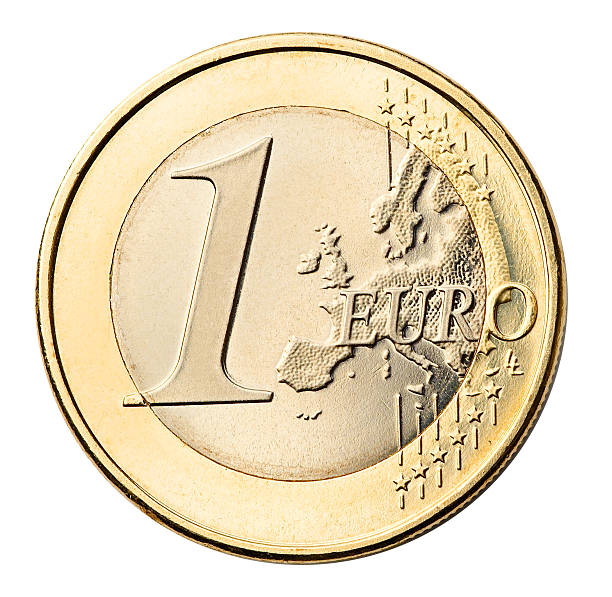 istock Euro coin isolated on white 147282887