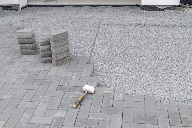 istock construction of a sidewalk made of concrete blocks, copy space 1472842255