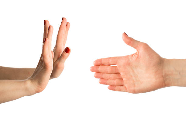 istock Hand with six fingers and normal hands 147284643