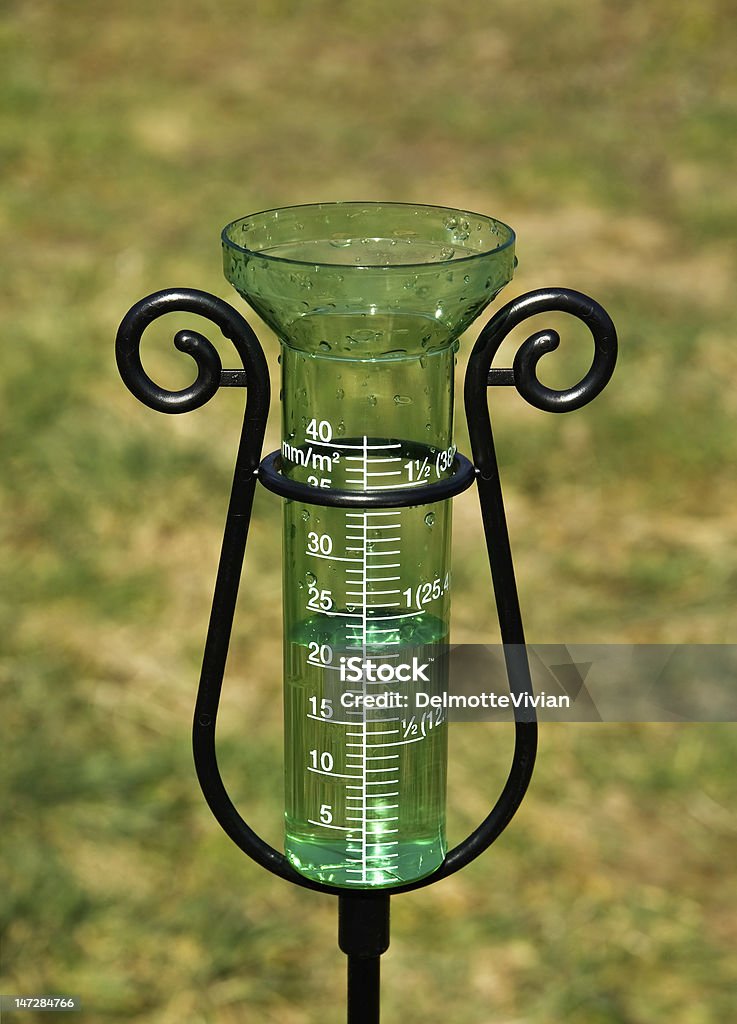 pluviometer Rain Gauge Stock Photo
