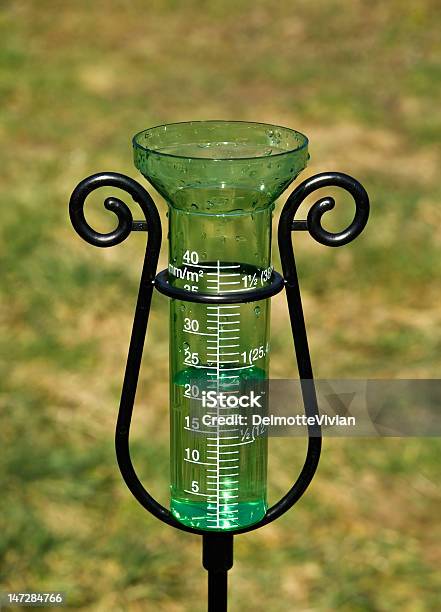 Pluviometer Stock Photo - Download Image Now - Rain Gauge, Climate, Container