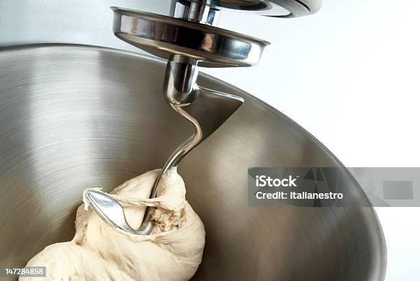 Kneading Dough Stock Photo - Download Image Now - Machinery, Dough, Kneading