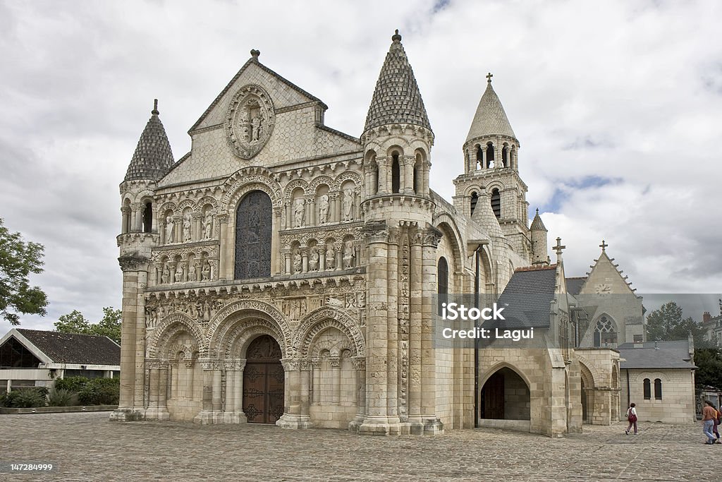 Notre-Dame de la Grande, Poitiers - Photo de Poitiers libre de droits
