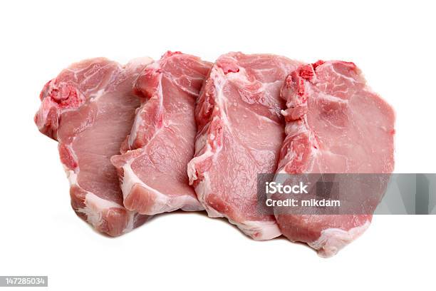 Schweinekoteletts Stockfoto und mehr Bilder von Cutlet - Cutlet, Filetiert, Fleisch