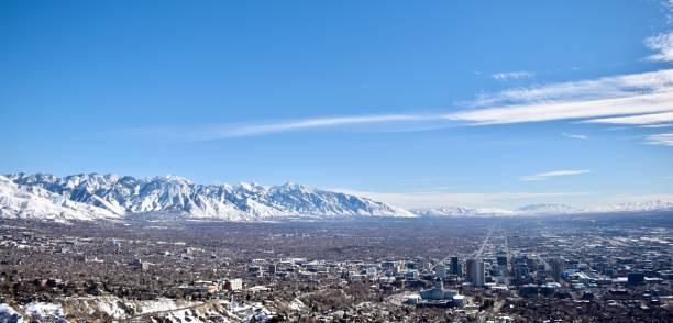 istock Salt Lake City and Wasatch Mountain Range 1472852108
