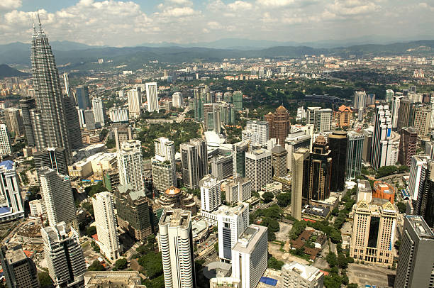 istock Kuala Lumpur Cityscape bird view 147285695