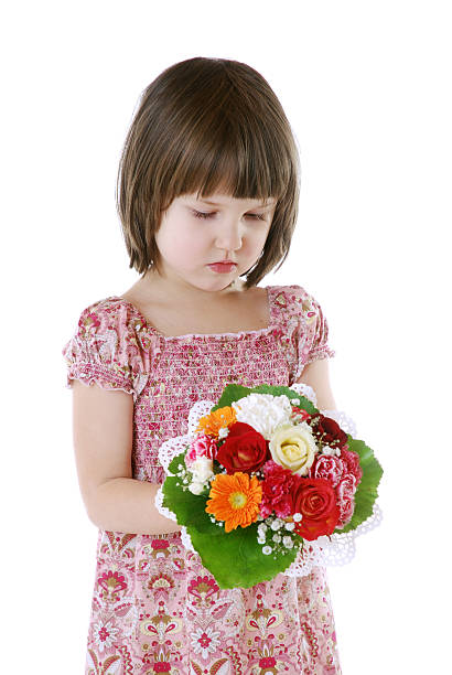 istock girl with bouquet 147285810