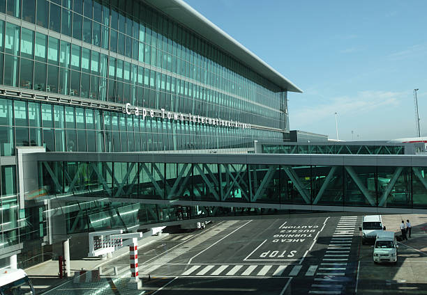 Cape Town International Airport stock photo