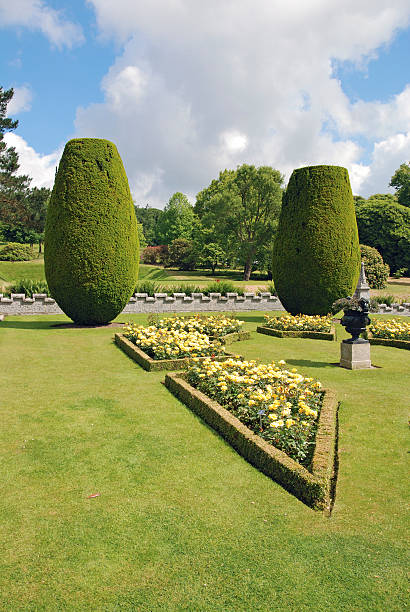 english garden stock photo