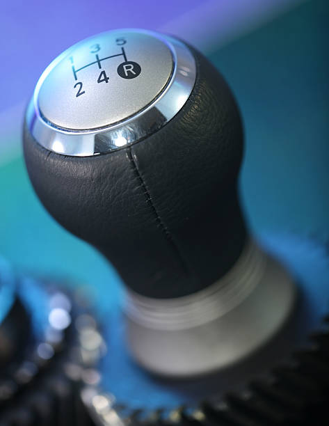 Gearshift stock photo