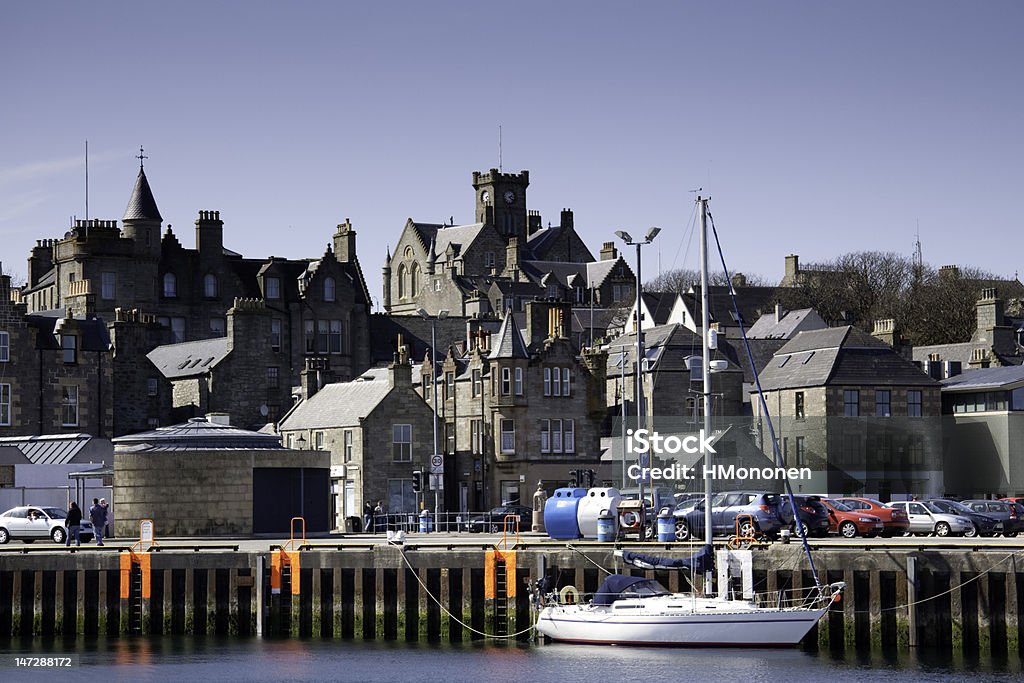 Victoria molo a Lerwick Harbour - Foto stock royalty-free di Isole Shetland