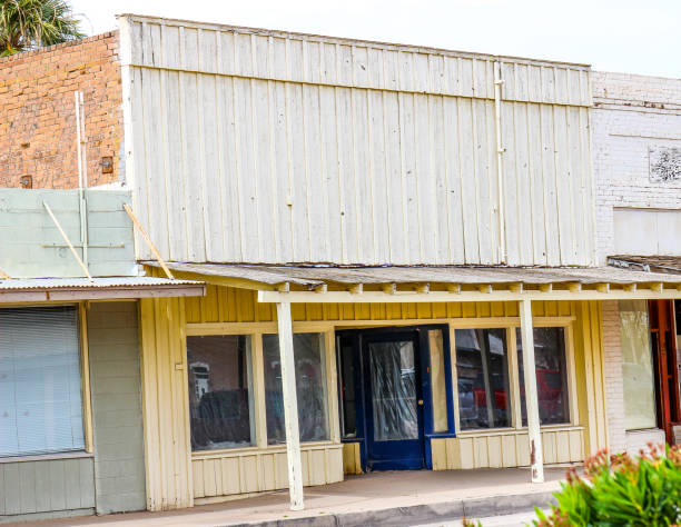 istock Abandoned Store Front Building In Depressed Area 1472883930