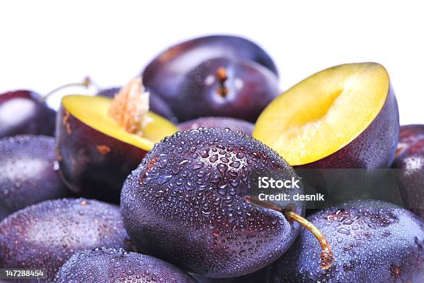 Wet Plums Stock Photo - Download Image Now - Agriculture, Desert Area, Drop
