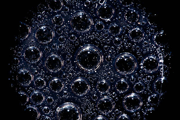 bubbles background stock photo