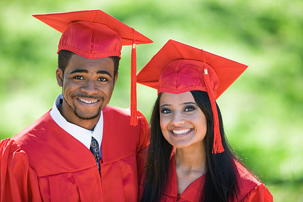 istock Two Multi-Ethnic Friends On Graduation Day 147289124
