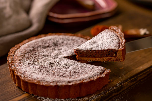 istock Delicious chocolate tort. 1472895551