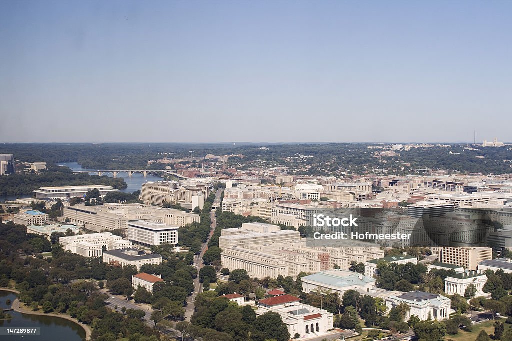 Blick auf Washington - Lizenzfrei Ansicht aus erhöhter Perspektive Stock-Foto