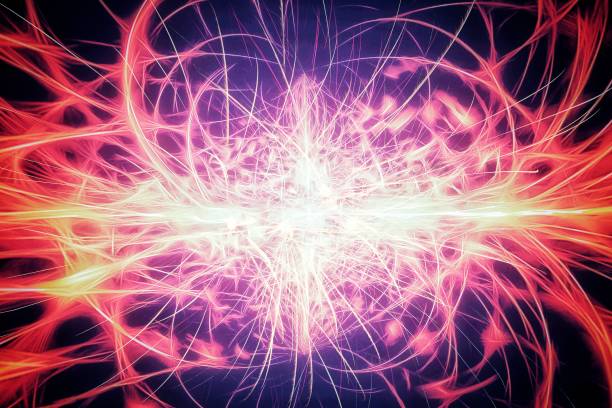 istock Abstract background with explosion and colorful sparks 1472898988