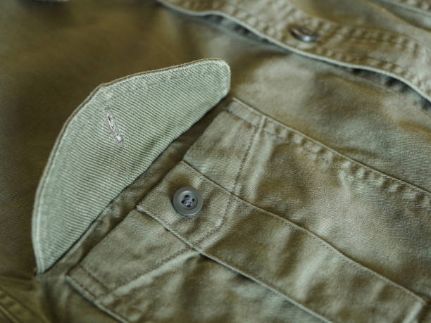 istock Opened work shirt pocket close-up 1472899179