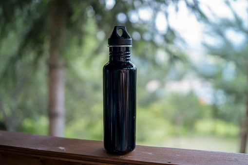 Blank metal insulated water bottle