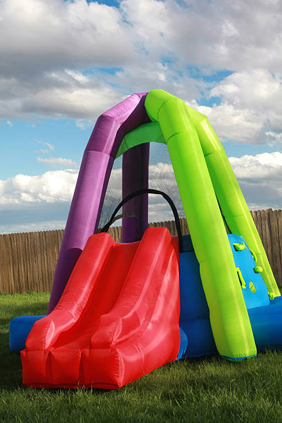 istock Child Bounce House 147290867