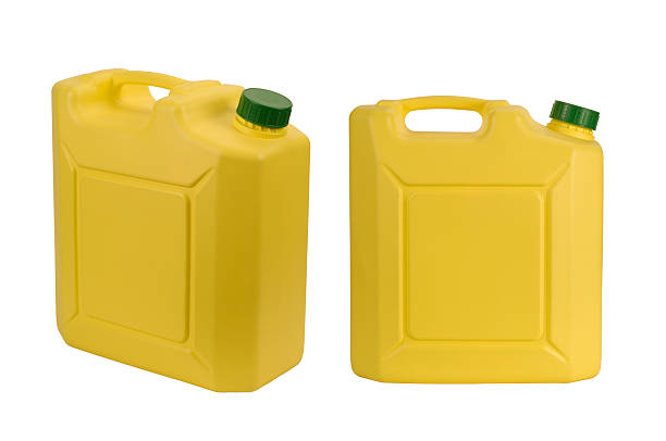 istock Yellew plastic canister on the white background. 147290925