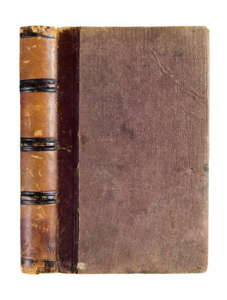 istock Antique book with leather-bound cover. 1472909927